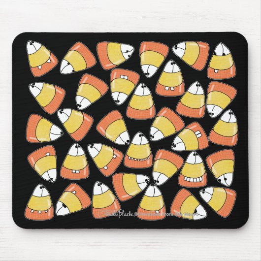 CRAZY Candy Corn! Muismat (Voorkant)