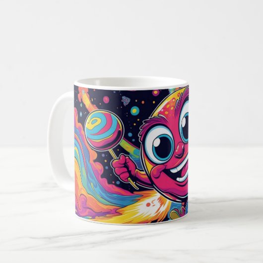 Crazy Candy Swirl Fun Mok (Voorkant links)