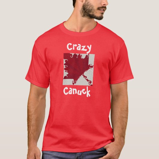 CRAZY CANUCK Mannen T-shirt (Voorkant)