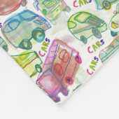 Crazy Cars Children's Blanket Fleece Deken (Hoek)