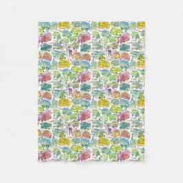 Crazy Cars Children's Blanket Fleece Deken