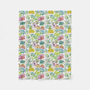 Crazy Cars Children's Blanket Fleece Deken