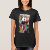 Crazy Cartoon Graffiti Art T-Shirt (Voorkant)