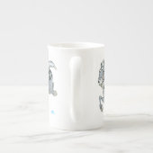 Crazy Cartoon Horse Bone China Mok (Achterkant)