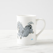 Crazy Cartoon Horse Bone China Mok (Rechts)