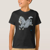 Crazy Cartoon Horse Children T-Shirt (Voorkant)