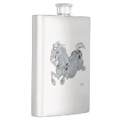 Crazy Cartoon Horse Classic Flask Flacon (Rechts)