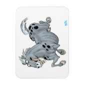 Crazy Cartoon Horse Flexible Magnet Magneet (Verticaal)