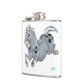 Crazy Cartoon Horse Hip Flask Heupfles (Links)