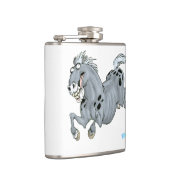 Crazy Cartoon Horse Hip Flask Heupfles (Rechts)