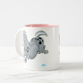 Crazy Cartoon Horse Mok (Voorkant links)