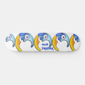 Crazy Cartoon "Moon Shredder" Skateboard Deck (Horizontaal)