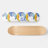 Crazy Cartoon "Moon Shredder" Skateboard Deck (Horizontaal)