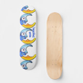 Crazy Cartoon "Moon Shredder" Skateboard Deck (Voorkant)