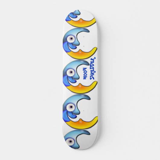 Crazy Cartoon "Moon Shredder" Skateboard Deck (Voorkant)
