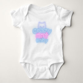 Crazy Cat baby bodysuit, Baby Bodysuit