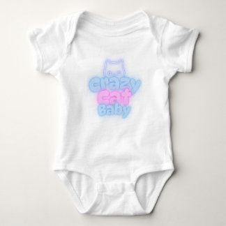 Crazy Cat baby bodysuit, Baby Bodysuit
