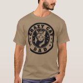 Crazy Cat Dad Shirt (Voorkant)