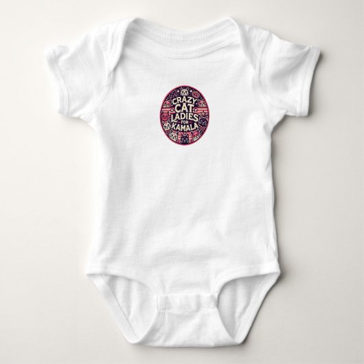 Crazy cat dames voor Kamala! T-shirt (Voorkant)