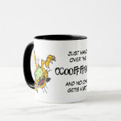 Crazy Cat Demand Coffee Mok (Voorkant links)