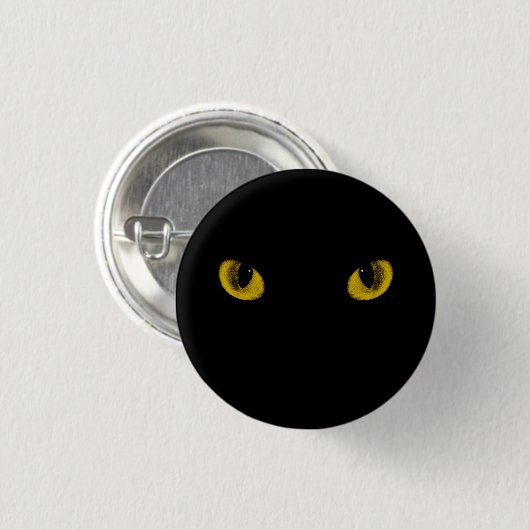 Crazy Cat Eyes Button (Voorkant /achterkant)