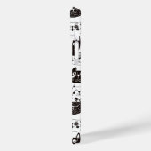 Crazy Cat Faces Pattern Case-Mate iPhone Case (Achterkant / Links)