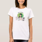 Crazy Cat Goddess Fun T-Shirt (Voorkant)