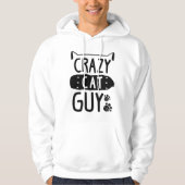 Crazy Cat Guy Hoodie (Voorkant)