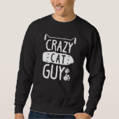 Crazy Cat Guy Trui (Voorkant)