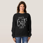 Crazy Cat Lady Animals Cat Trui (Voorkant volledig)
