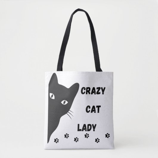 Crazy Cat Lady Bag Tote Bag (Voorkant)