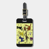 Crazy Cat Lady Bagage Label (Voorkant verticaal)