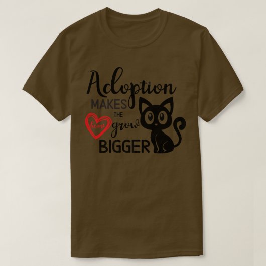 Crazy Cat Lady Black Kitten Adoption Rescue C T-shirt (Design voorkant)