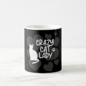 Crazy Cat Lady Black T-Shirt Magische Mok (Center)
