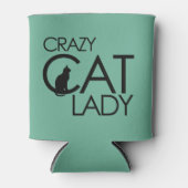 Crazy Cat Lady Blikjeskoeler (Voorkant)
