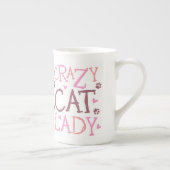 Crazy Cat Lady Bone China Mok (Rechts)