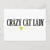Crazy Cat Lady Briefkaart (Voorkant)
