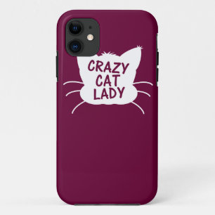 Crazy Cat Lady iPhone 11 Hoesje