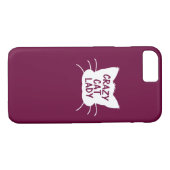 Crazy Cat Lady Case-Mate iPhone Case (Achterkant (Horizontaal))