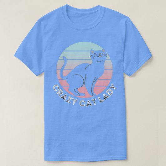 Crazy Cat Lady Cat Merch Design9 T-shirt (Design voorkant)
