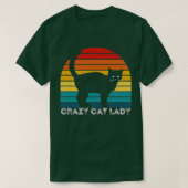 Crazy Cat Lady Cat Merch Design T-shirt (Design voorkant)