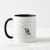 Crazy Cat Lady Colorful Cartoon Pattern Gift Mok (Links)