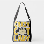Crazy Cat Lady Crossbody Tas (Voorkant)