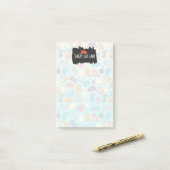 Crazy Cat Lady Cute en Playful Cat Pattern Post-it® Notes (Op bureau)