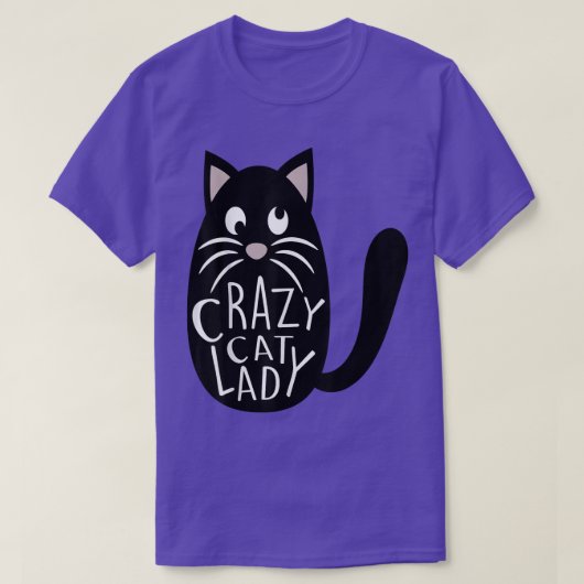 Crazy Cat Lady Cute Pet Moederdag Kitten Fu T-shirt (Design voorkant)