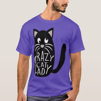 Crazy Cat Lady Cute Pet Moederdag Kitten Fu T-shirt