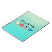 Crazy Cat Lady en 4 Cute Cats Notitieboek (Linkerzijde)