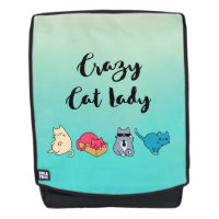 Crazy Cat Lady en 4 Cute Cats
