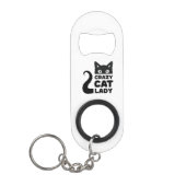 Crazy Cat Lady Flesopener Mini Flessenopener (Voorkant)
