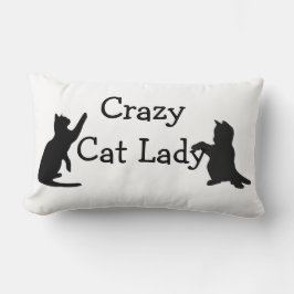Crazy Cat Lady Fun Animal Art Kussen